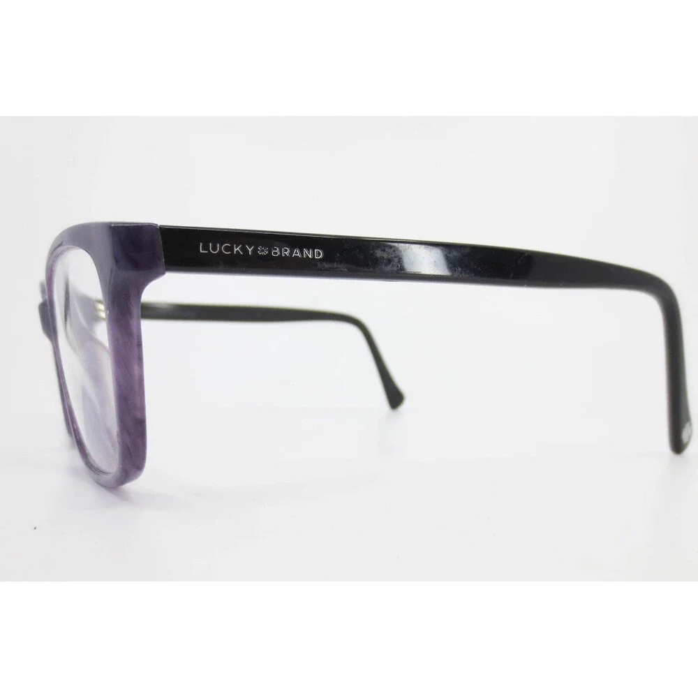 Lucky Brand D511 Purple Marbled Cat Eye Eyeglasses Frames 55-15-140 Womens